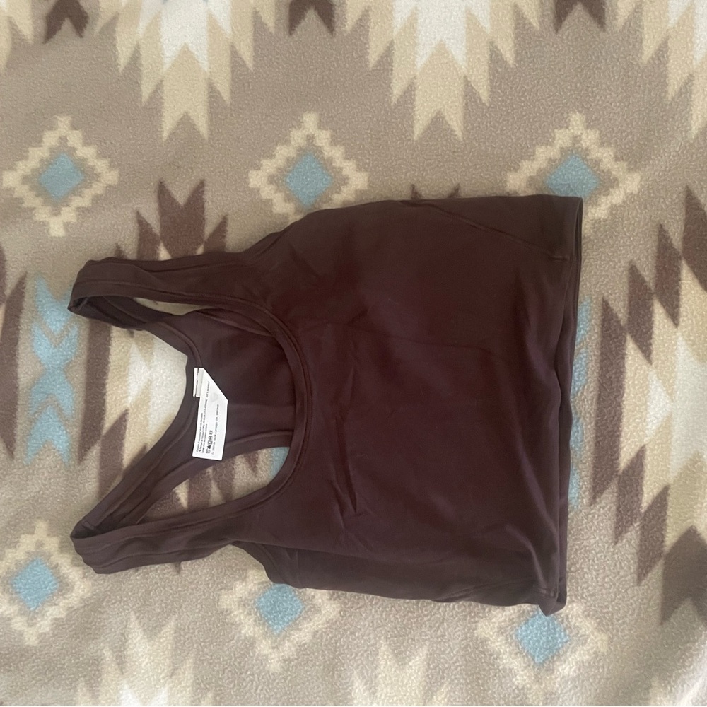 Lululemon Athletica Deep Brown Tank Top